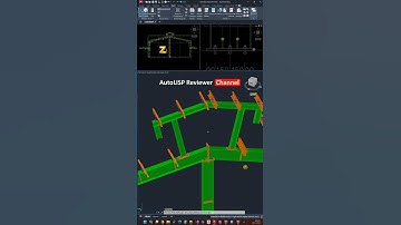 Vẽ khung nhà thép 3D trong #AutoCAD - Sản phẩm #zCAD hợp tác với #AJS