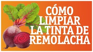 Cómo limpiar la tinta de remolacha - Trucos | RTVE Cocina - YouTube