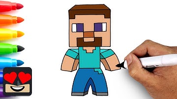 How To Draw Minecraft Steve