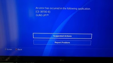 GUNS UP! - Error CE-38700-8