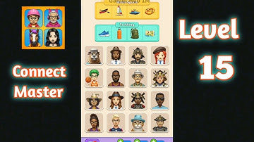 Connect master-Match puzzle Level 15 solution 