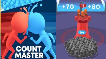 Count master run gameplay walkthrough MAX Level part 10 #gaming #androidgames #mergegames