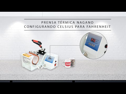 Vídeo de Prensa Térmica 8 em 1 Sublimação Camiseta Caneca Boné Prato 60hz