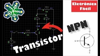Passo a Passo Com Transistor NPN - Como usar este transistor?  Eletrônica Fácil