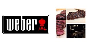 Grilling Delicious London Broil On Weber Genesis Grill On