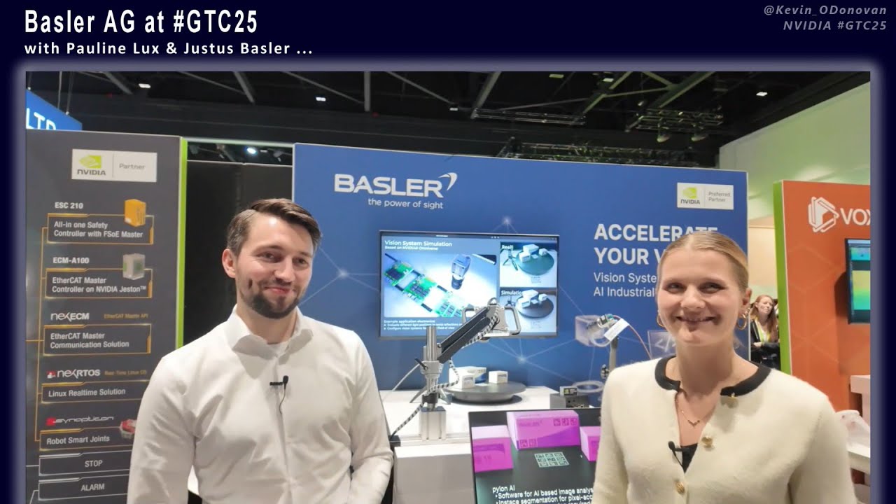Basler AG at #GTC25 ... "Vision systems for #IndustrialAI Applications ...