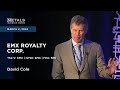 David cole of emx royalty corp presents at metals investor forum in toronto  march 2024