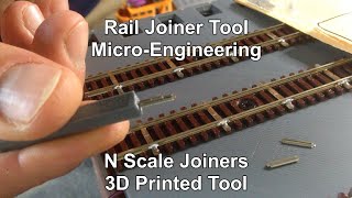N Scale Micro-Engineering Rail Joiner Tool 3D Printed