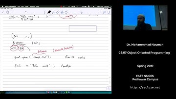 OOP with C++ 07 - File Handling - Character and Binary (Urdu)