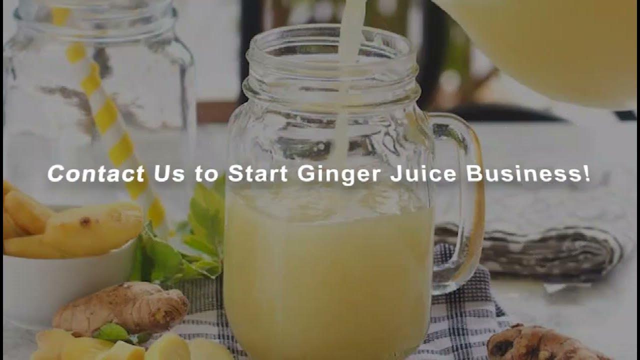 How To Make Ginger Juice?Industrial Ginger Juice Processing Machine