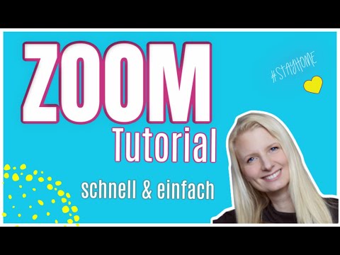 Zoom Meeting Tutorial deutsch - schnell und einfach starten