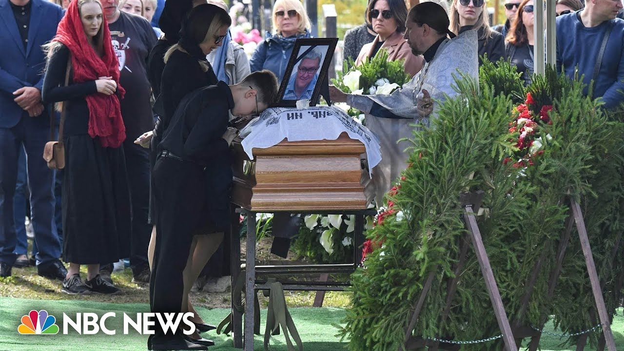 Funeral held for a deputy of Wagner group’s Yevgeny Prigozhin