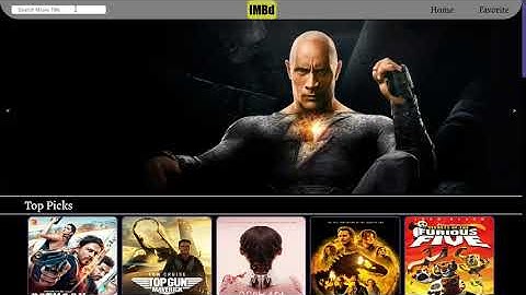 Movie App IMBd | OMDB API | coding Ninjas