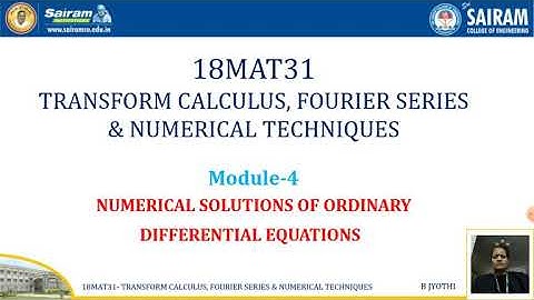Lecture video_18MAT31_Module 4_Adam