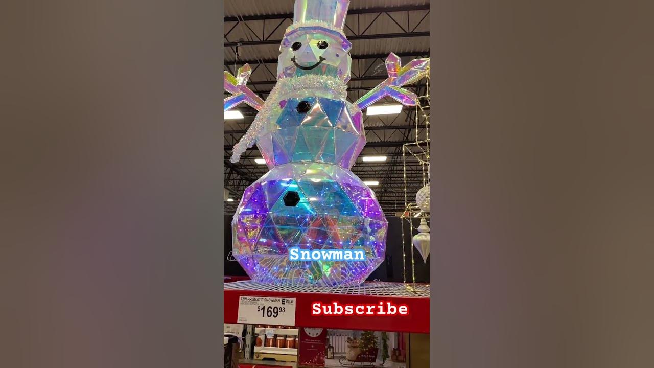Sam’s Club Christmas Prismatic Snowman 2023 YouTube