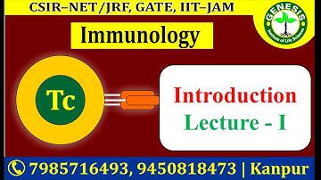 Introduction of Immunology: by Raghvendra Mishra  #CSIR, #GATE, #DBT, #ICMR