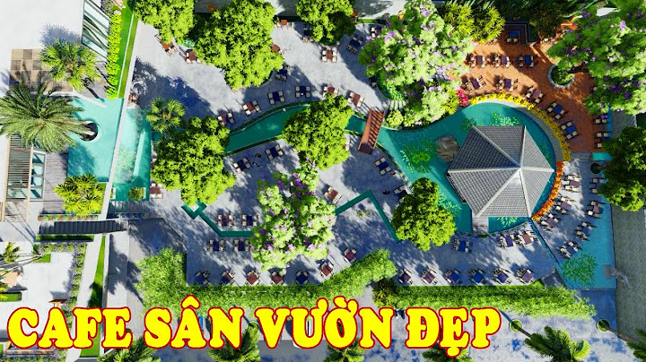 Mẫu cà phê sân vườn đẹp