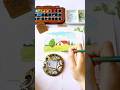 30-Second Watercolor: Little House Painting Tutorial#watercolor #paintingtutorial#watercolortutorial