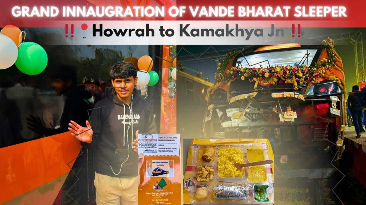 Grand Inaugural of Vande Bharat Sleeper | Prime Minister Event |  Inauguration special Journey vlog😱
