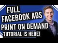 Facebook Ads and Teespring Set Up for Print on Demand Full Tutorial