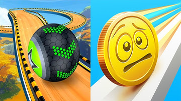 Going Balls VS Coin Rush - All Levels Gameplay Android iOS Ep 1