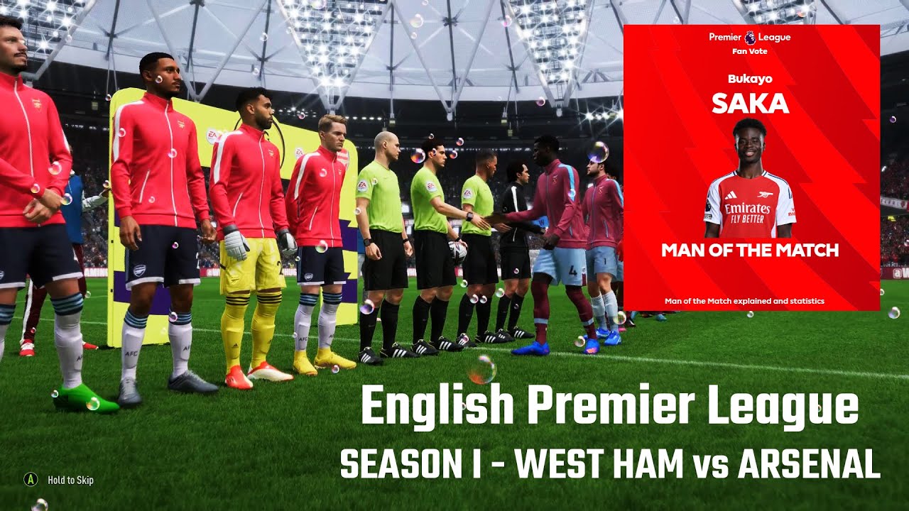 EPL Season 1: West Ham vs Arsenal | FIFA 23 Match Highlights