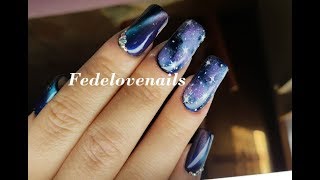 Galaxy nails!🌌 | Fedelovenails