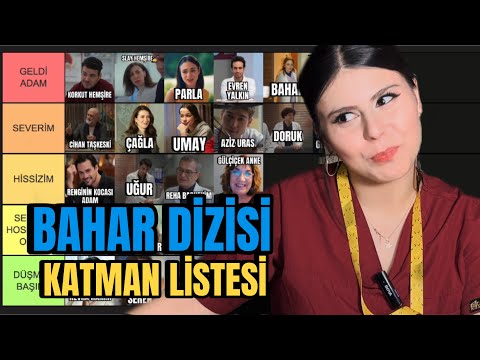 Bahar Dizisi Karakterlerini Sıralama ve Hemşirelik Anılarım I TierList