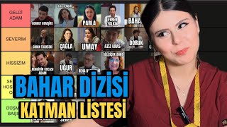 Bahar Dizisi Karakterlerini Sıralama ve Hemşirelik Anılarım I TierList