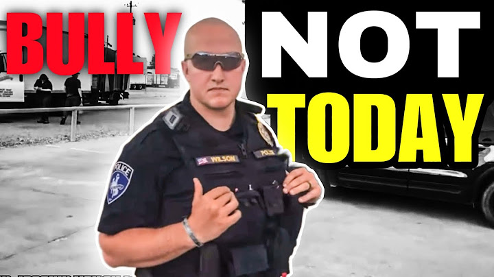 Cop Tries to Intimidate the Wrong Man - (WOW)