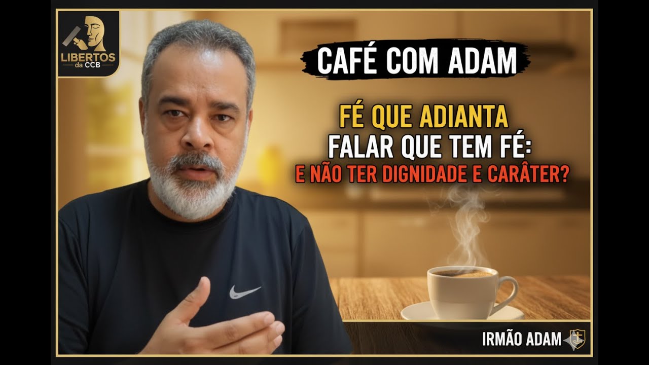Café com Adam - O que adianta falar que tem fé e não ter Dignidade e Caráter?