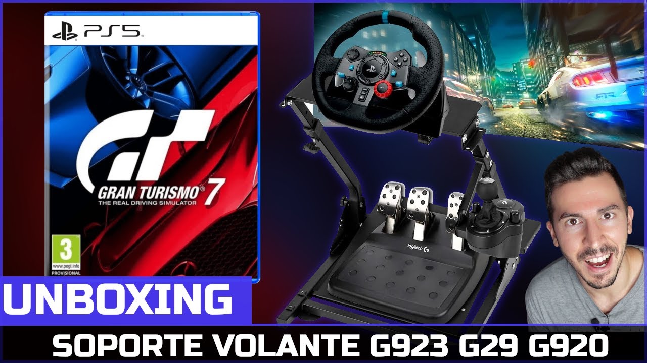 UNBOXING SOPORTE VOLANTE Logitech G923 G29 G920