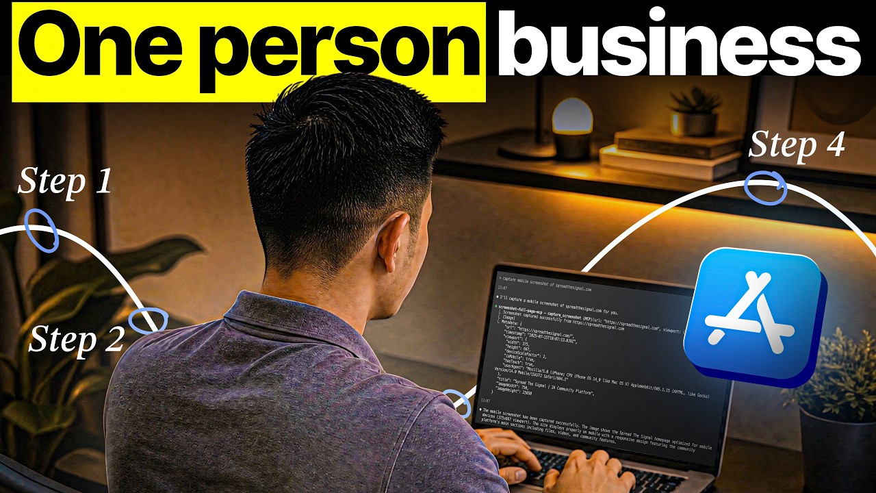 How To Build a One Person Mobile App Business in 14 minutes