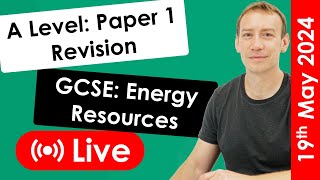 Physics Paper 1 Exam Questions - GCSE and A Level Revision - 19th May 2024