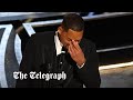 Will Smith breaks down in Oscars 2022 speech after hitting Chris Rock