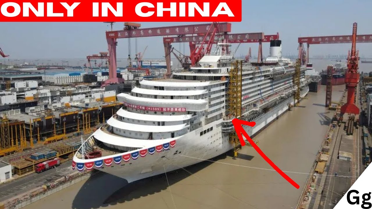 Второй в Китае мегапроект по строительству круизного лайнера собственными силами!!!