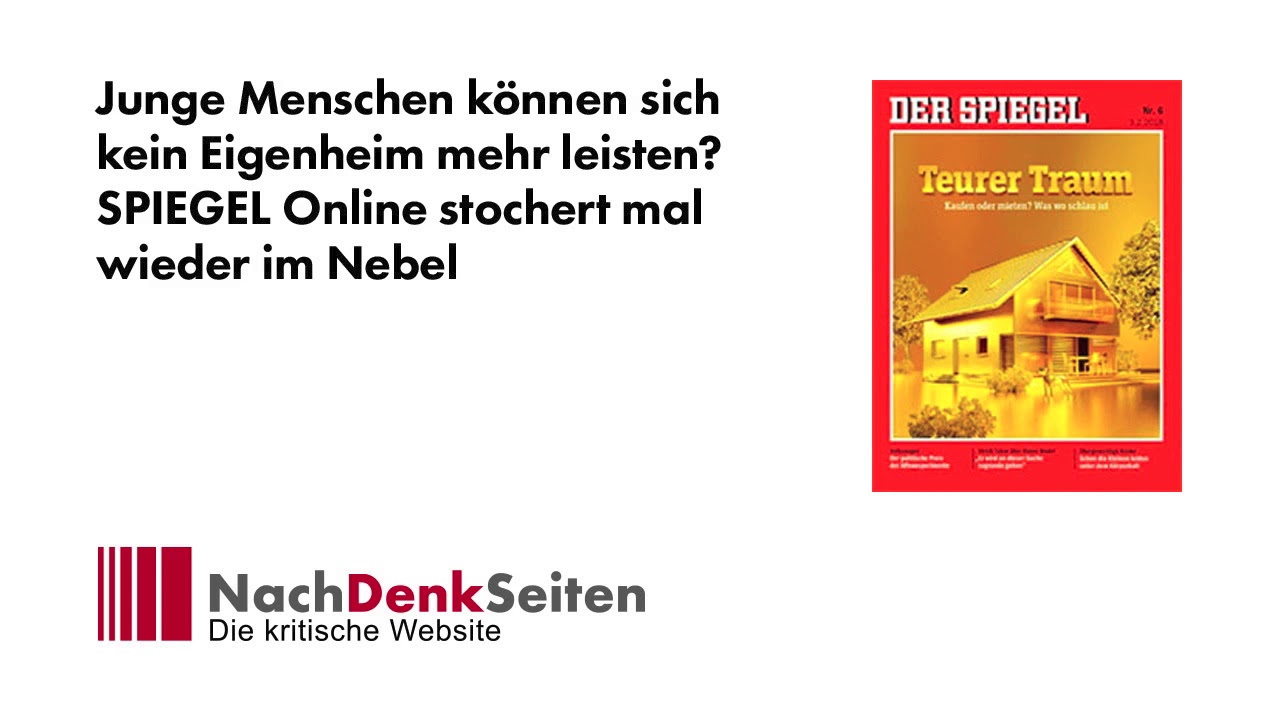 Der Mittelstand Kann Sich Kein Eigenheim Mehr Leisten Junge Menschen können sich kein Eigenheim mehr leisten? SPIEGEL Online