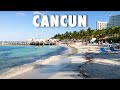 Cancun Mexico Hotel Zone Beach Walking Tour | Playa Tortugas 4k [FULL TOUR]