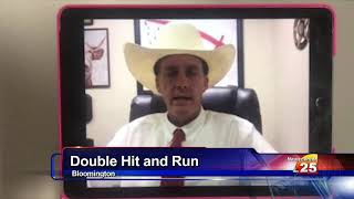 The Victoria County Sheriff's Office confirms a double hit and run and stabbing in Bloomington