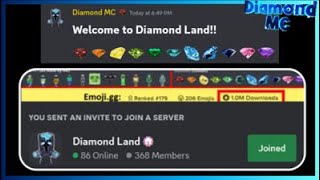 DIAMOND LAND Advertisement - My Discord Server!