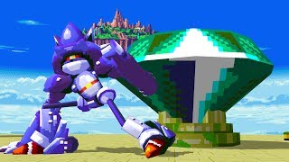 [Maya Animation] Mecha Sonic Powers Up screenshot 4