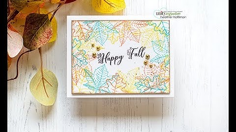 Unity Quick Tip: Autumn Leaf Stamped Border
