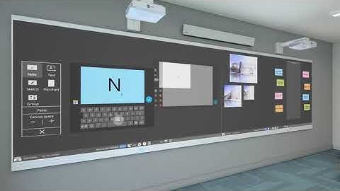 Create your interactive digital canvas with the Nureva Wall WM408i