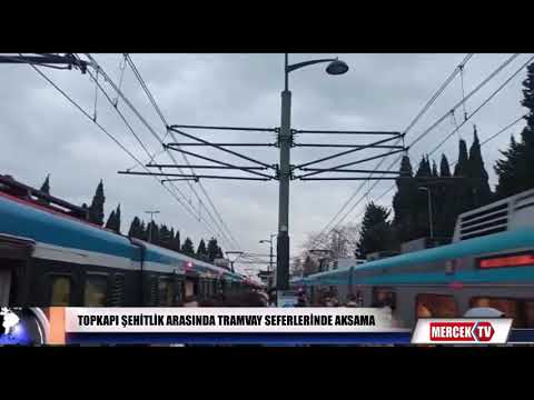 Topkapı Habibler Tramvay Hattında Aksama