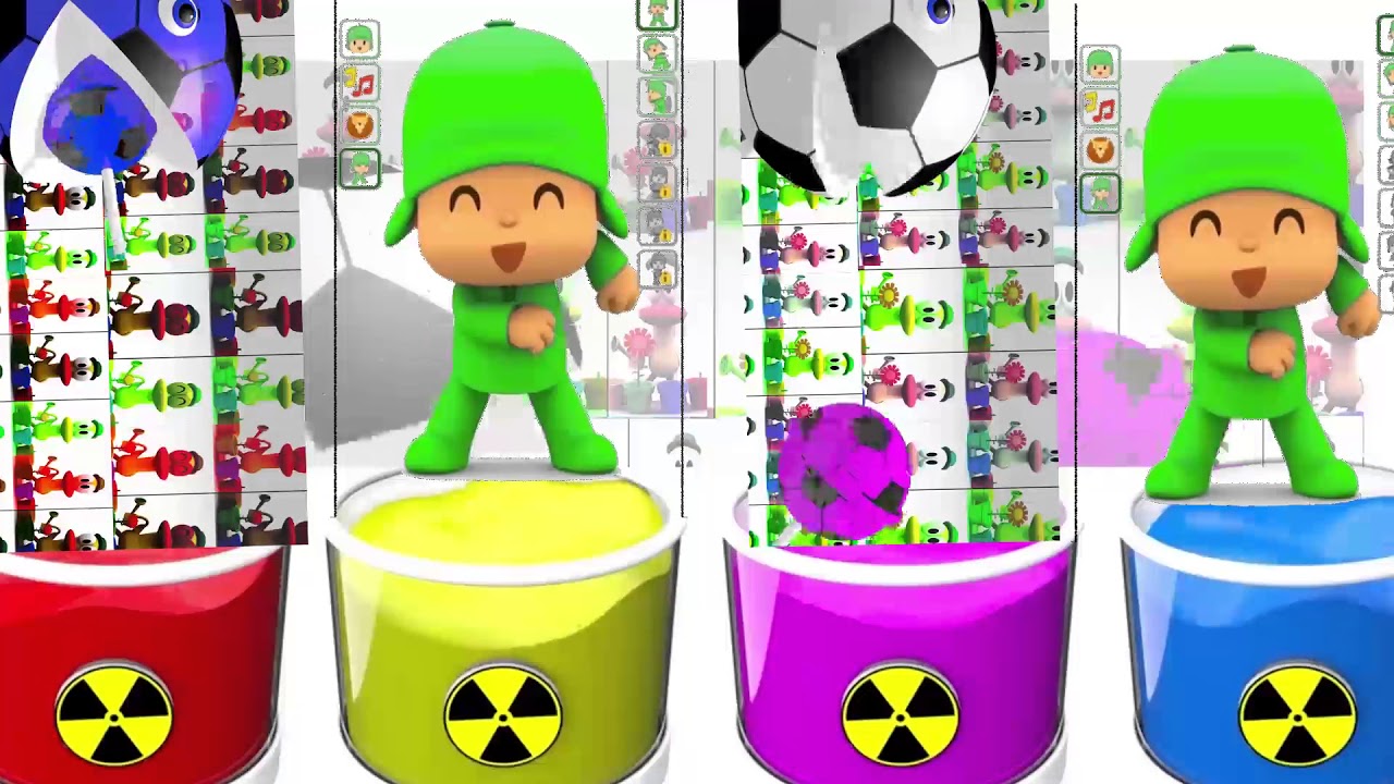 games people play 3D talking my pocoyo colors new video 2018 talking my baby learn мультик для детей