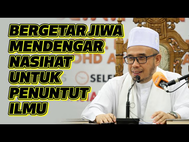 Prof. Dr MAZA - Bergetar Jiwa Mendengar Nasihat Untuk Penuntut Ilmu class=