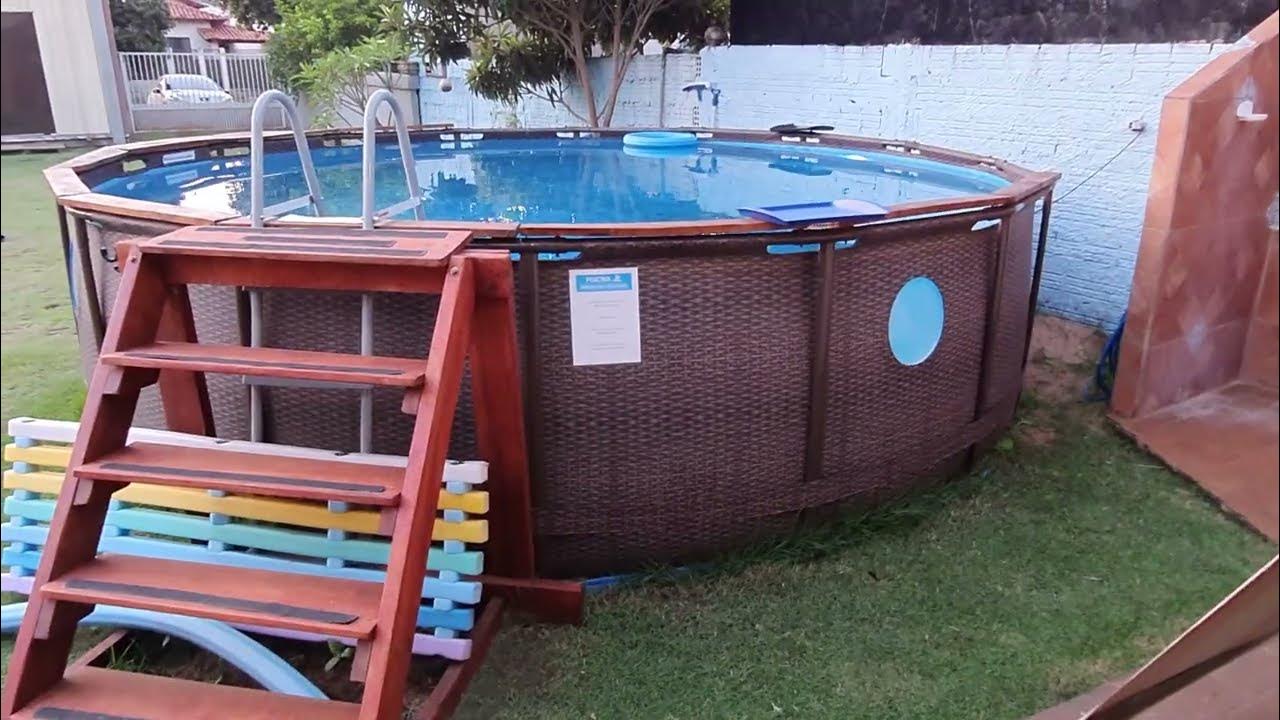 Melhorias na piscina bestway/Coleman swim vista, 10 meses depois. YouTube