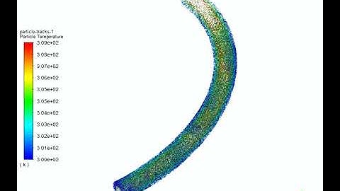 DDPM, Accumulation of Particles in Elbow Bend, ANSYS Fluent Training