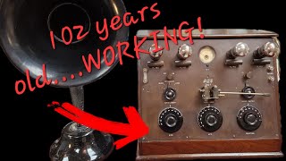 102 Years Old... This AJS 'Type F' Radio is amazing!