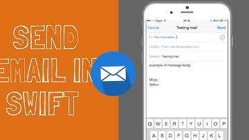SEND EMAILS IN SWIFT || MFMAILCOMPOSEVIEWCONTROLLER
